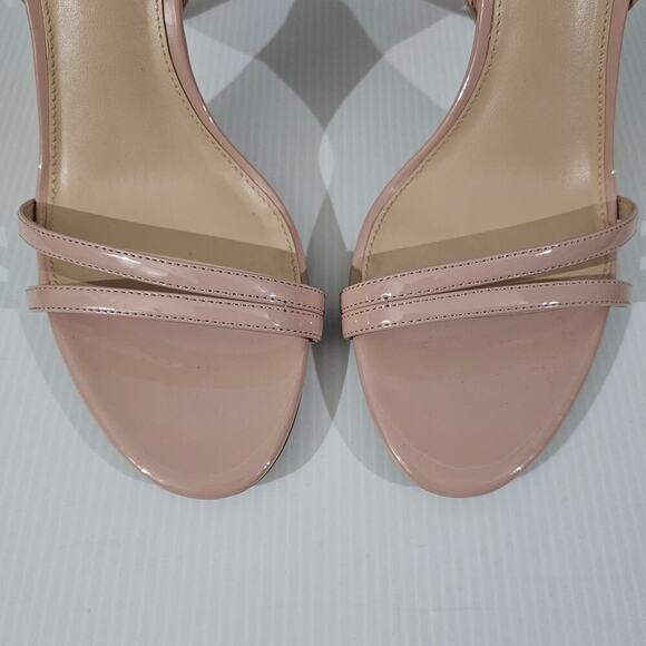 NEW Sam Edelman Gemmie Heel Womens 11 Beige Neutral Stiletto Strappy Sandal - Picture 5 of 12